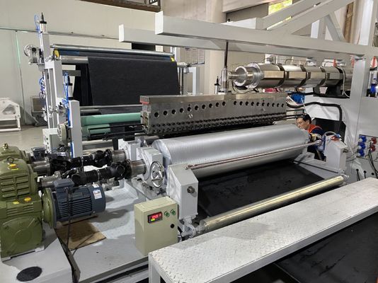 韓国の顧客のための2M TPE Carmatのカーペット裏付け機械