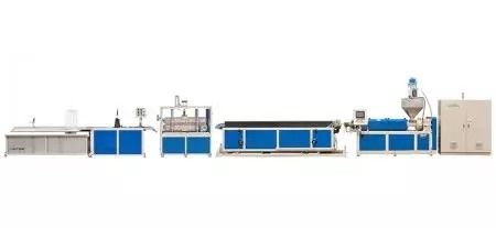 30 50kg/H表示ポリ塩化ビニールのプロフィールの放出ライン プラスチック プロフィールの生産ラインに